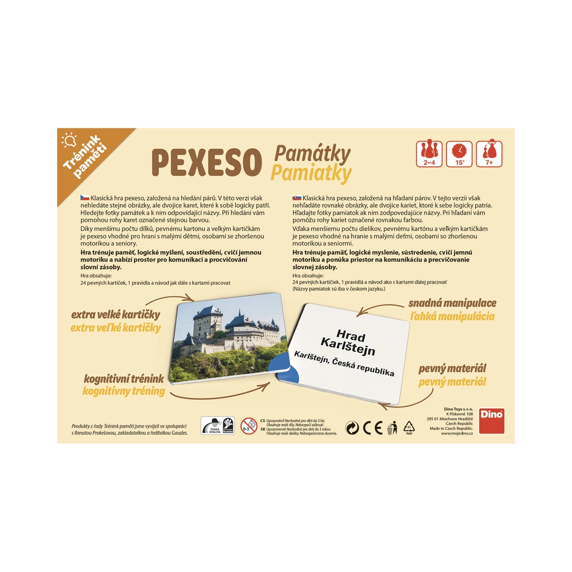 Trénink paměti: Památky pexeso - slide 3