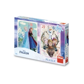 Puzzle Frozen: Anna a Elsa 2x77 dílků