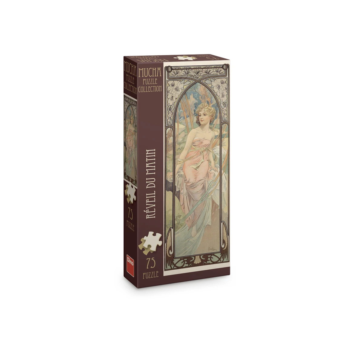 Alfons Mucha – Probuzení rána 75 panoramic Puzzle - slide 2