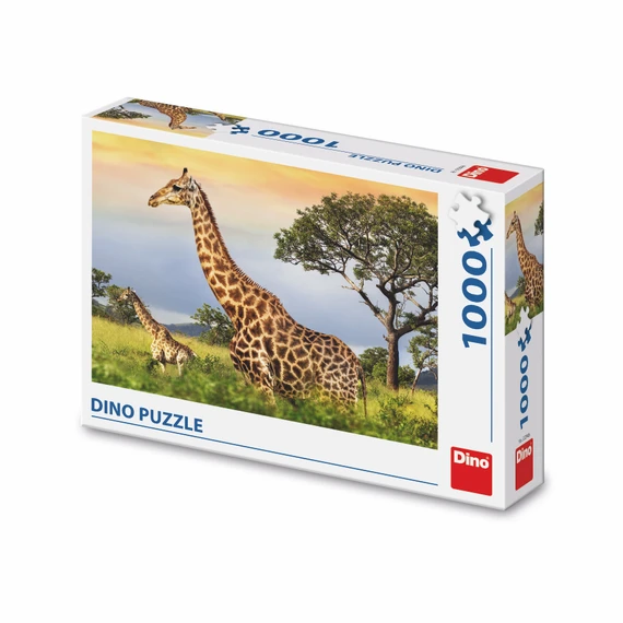 Puzzle Žirafí rodina 1000 dílků - slide 0