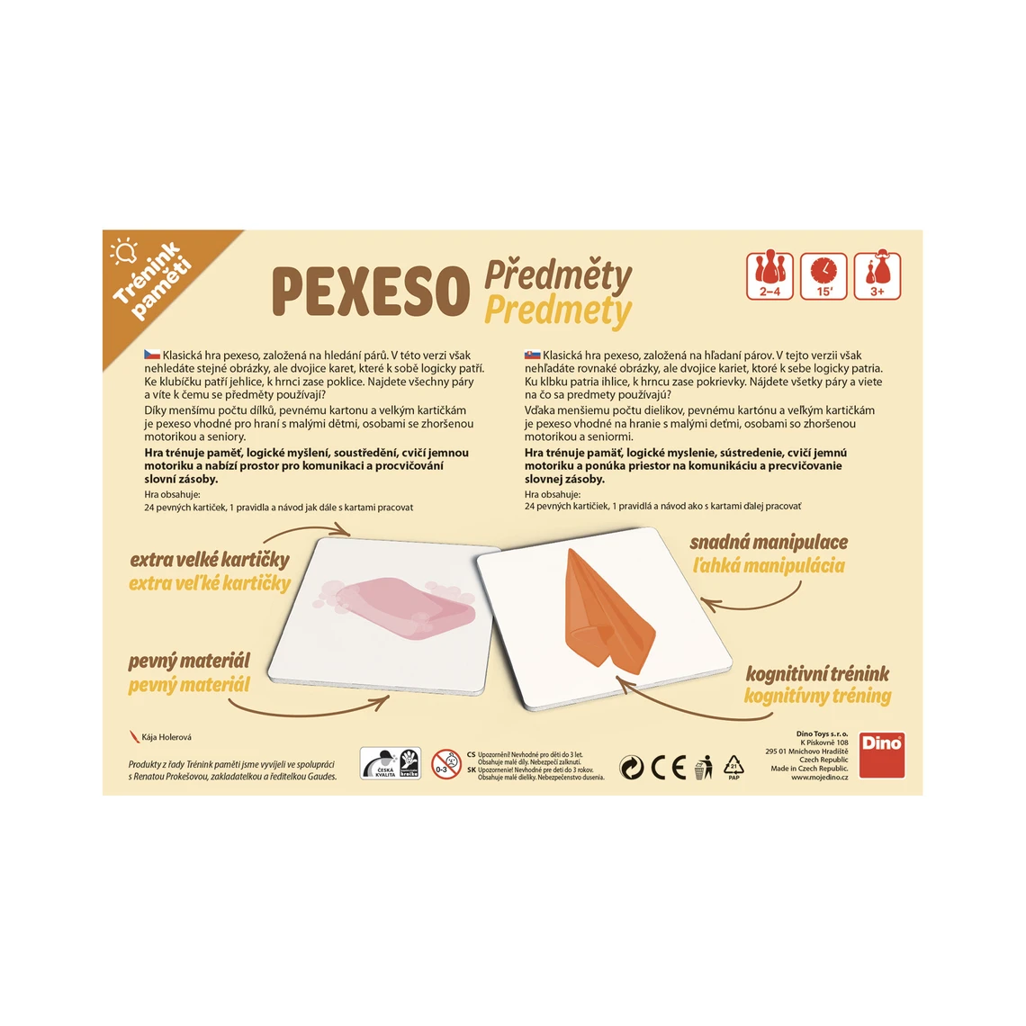 Trénink paměti: Předměty pexeso - slide 3