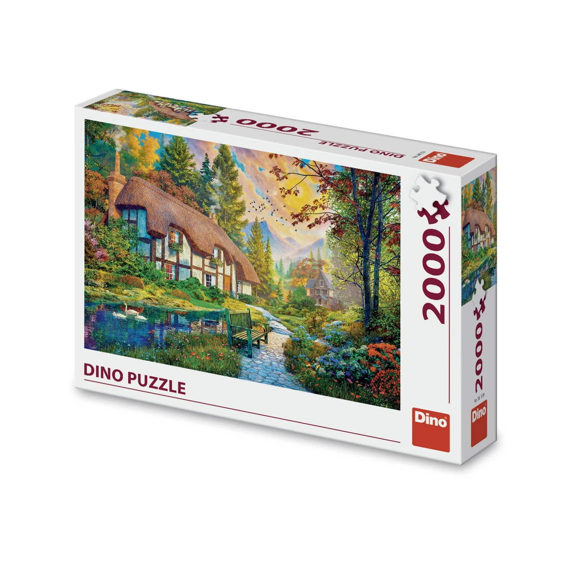 Puzzle Domek u řeky 2000 dílků - slide 0