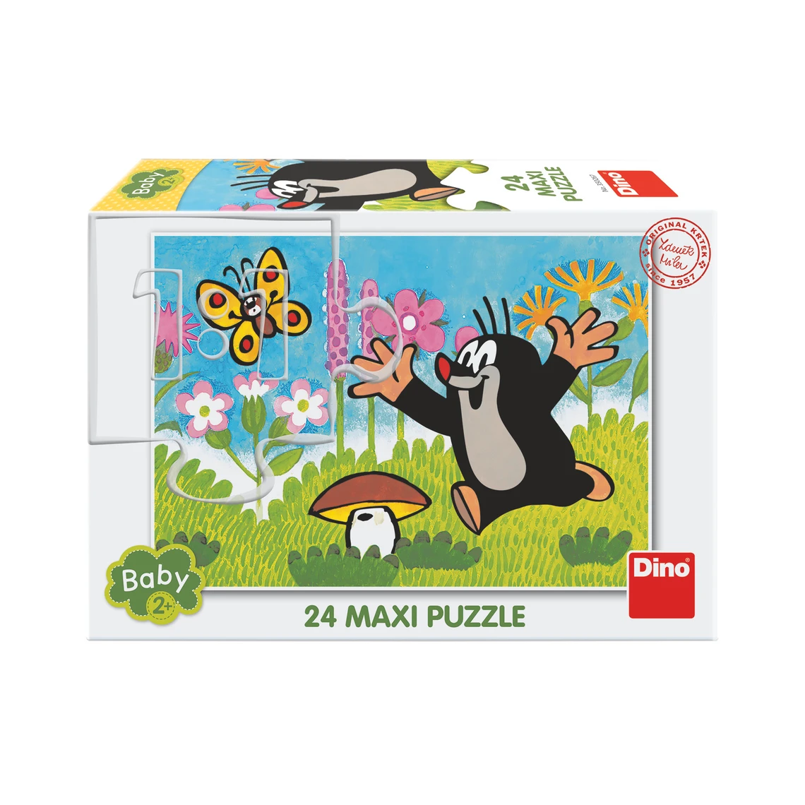 Puzzle Krtek a houba 24 dílků maxi - slide 1