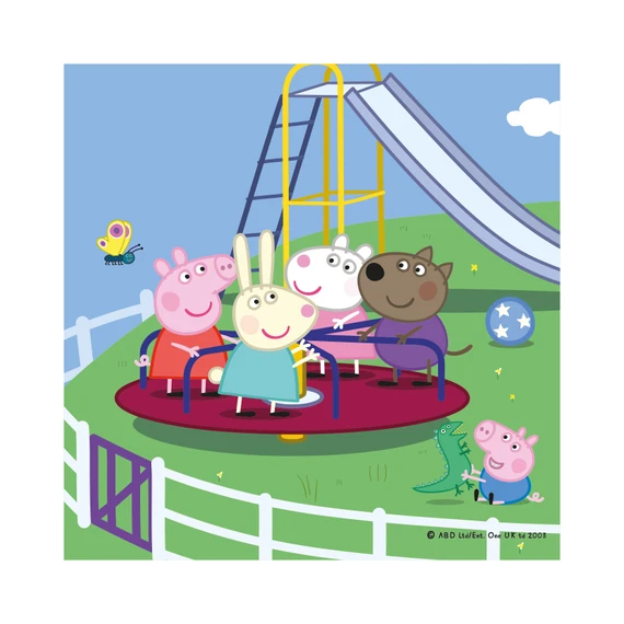 Puzzle Peppa Pig: Na prázdninách 3x55 dílků - slide 6