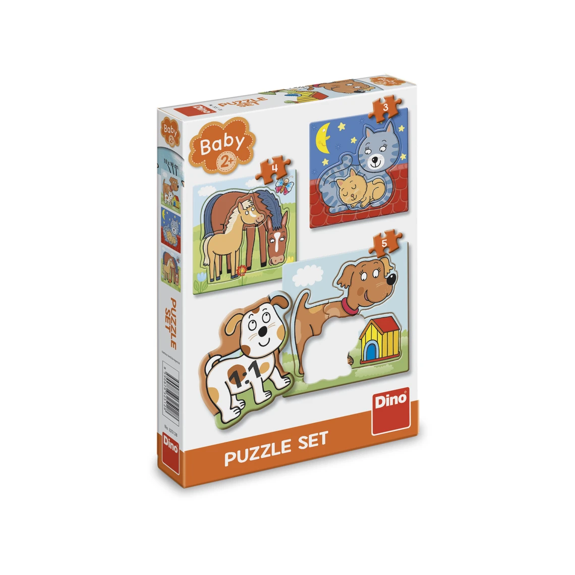 Puzzle Zvířátka 3–5 dílků baby - slide 2