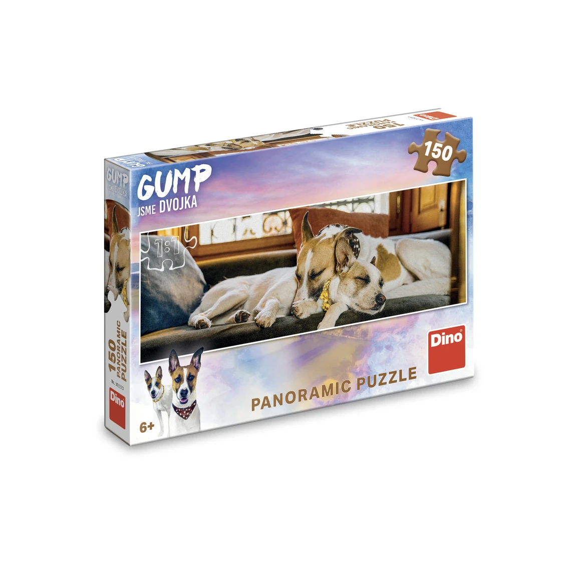 Puzzle Gump na gauči 150 dílků panoramic - slide 2