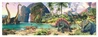 Puzzle Dinosauři u jezera 150 dílků panoramic - slide 3