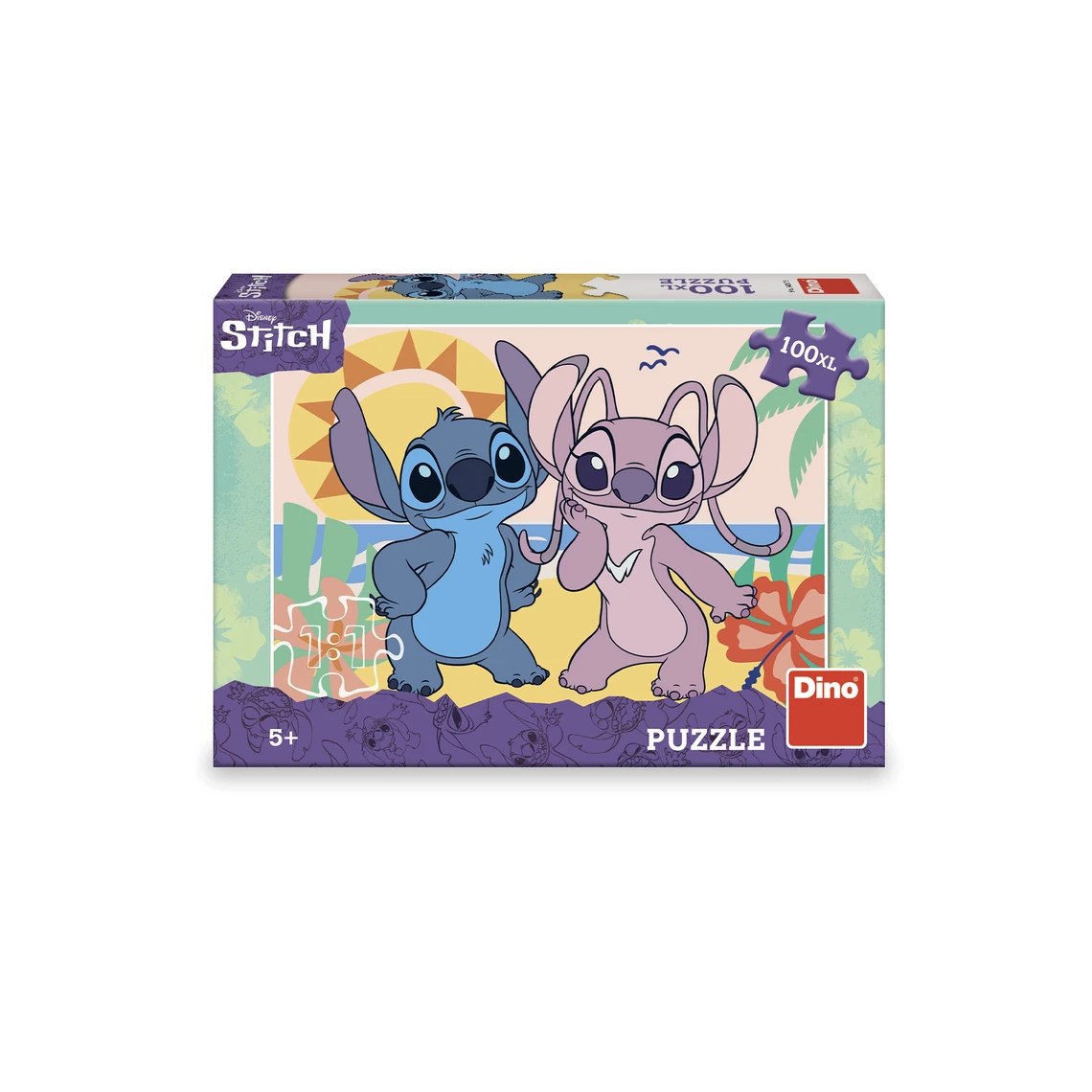 Puzzle Stitch na pláži 100 XL dílků - slide 1