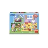 Puzzle Peppa Pig: Na prázdninách 3x55 dílků - slide 1