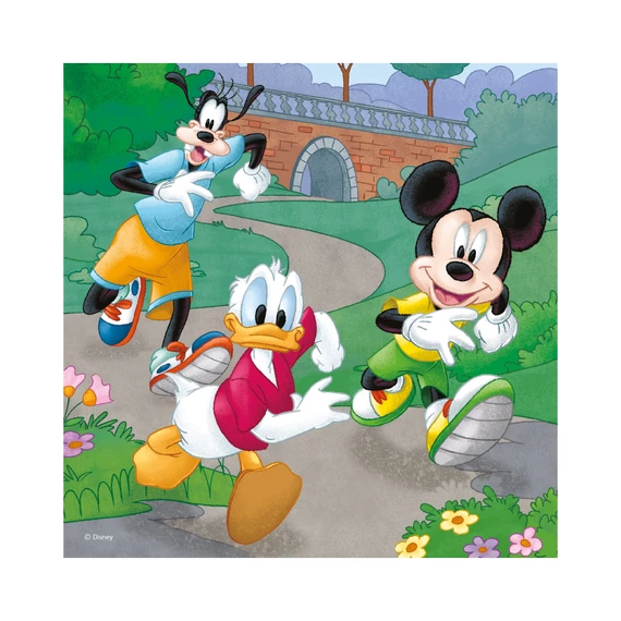 Puzzle Mickey a Minnie sportovci 3x55 dílků - slide 6