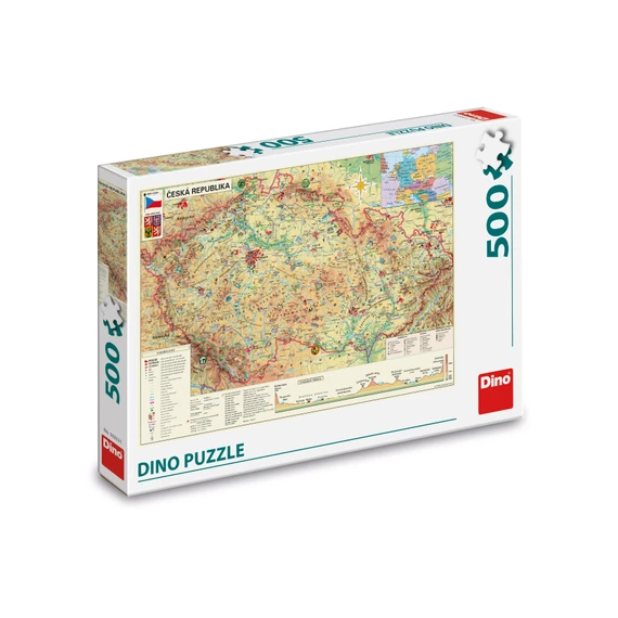 Puzzle Mapa České republiky 500 dílků - slide 2