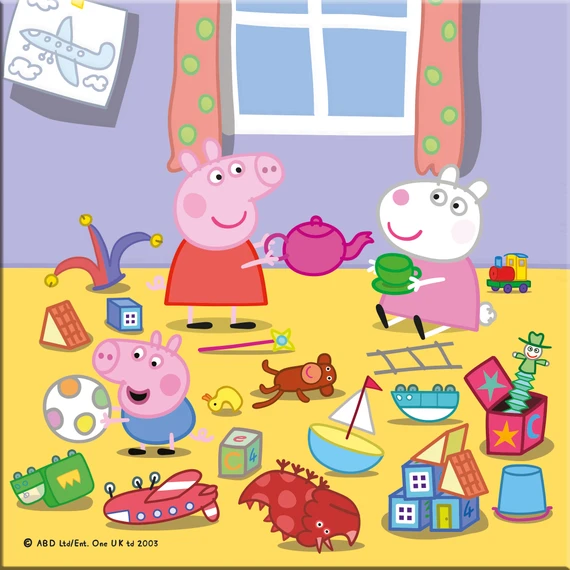 Puzzle Peppa Pig: Na prázdninách 3x55 dílků - slide 4