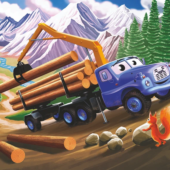 Dřevěné kostky Tatra – 12 kostek - slide 5