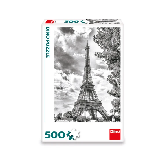 Puzzle Černobílá Eiffelova věž 500 dílků - slide 1