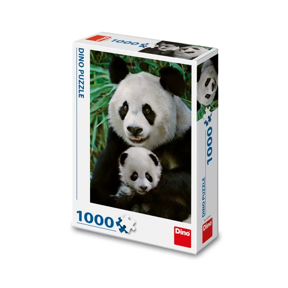 Puzzle Pandí rodina 1000 dílků - slide 0